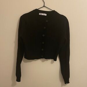 Zara cropped cardigan size L